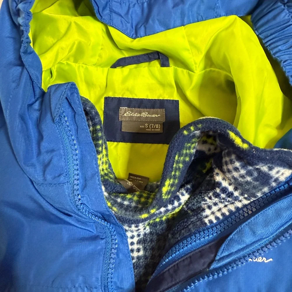 Size 7/8 Eddie Bauer Boy Coat - Size 7/8 Boy Clothes - Picture 5 of 8